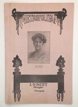 1916 Metropolitan Theatre Antique Program May Robson Minneapolis Political Ads - £23.14 GBP