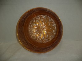 Indiana Glass Tiara Exclusives Amber Sandwich Pattern Bowls - $40.00