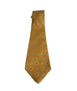 Vintage 100% Italian Silk Brooks Brothers Yellow blue Mens Tie Necktie U... - $19.99