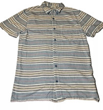 Vans Off the Wall Button Up Shirt Multi Colored Striped Mens Size Small ... - $11.30