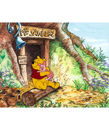 Winnie the Pooh and the Honey Tree Pooh and Piglet ceramic tile mural ba... - $121.32 CAD+
