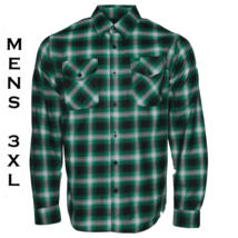 DIXXON FLANNEL - EMERALD ISLE 10 YR. Flannel Shirt - Men&#39;s 3XL - £62.21 GBP