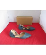 JOURNEE COLLECTION Vielo Bow Ankle Strap Flats $80 - US Size 7 - Blue   ... - $24.74
