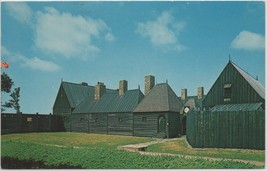 Old Fort Port Royal Ntl Historic Park Nova Scotia Canada Postcard unused 1950s - £3.54 GBP