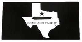 K&#39;s Novelties Pack of of 12 Texas Come and Take It Black/White Decal Bumper Stic - £10.29 GBP