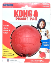 KONG Biscuit Ball Durable Rubber, Treat Dispensing Toy for Large Dogs - $16.99