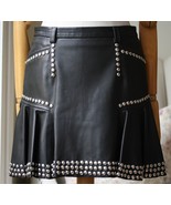 Skirt Leather Mini Size Womens Women Pencil Wet Look Vintage Knee Waist ... - $175.66 CAD+