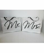 His &amp; Hers Wood Plaque Mr. Mrs. 8&quot; x 10&quot; Wedding Shower Home Decor - $108.20 MXN