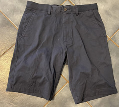 Haggar Men&#39;s Motion Khaki Slim Fit Active Flex Flat Front Shorts Size 32... - £15.79 GBP