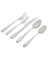 Gibson Elite Claudine 20 Piece Stainless Steel Flatware Set in Silver - $1,751.21 MXN
