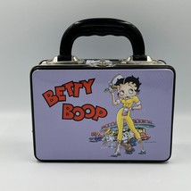 1996 Betty Boop Tin Lunchbox Small Metal Lunch Box Vintage - $29.99