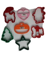 Cookie Cutters 7 Count Assorted Holiday Shapes Christmas Thanksgiving Va... - £7.36 GBP