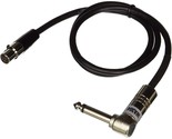 Shure WA304 2&#39; Instrument Cable, 4-Pin Mini Connector (TA4F) with Right-... - $38.99