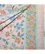 Pink Floral Fabric by JBJ Fabrics Extra Wide with Border 100% Cotton By ... - £8.64 GBP
