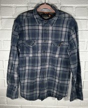 Quiksilver Waterman Long Sleeve Button Up Shirt Mens Medium - £15.63 GBP