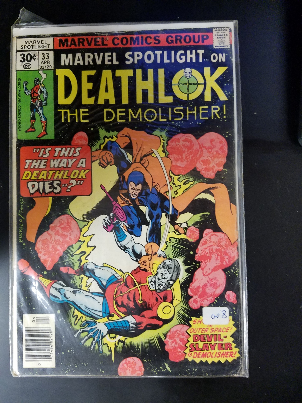 Deathlok the Demolisher #33 Marvel Comic Book (Apr 1977) - $0.01