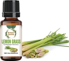10 ml Natural Pure Lemongrass/ Cymbopogon flexuosus Essential Oil - $29.39