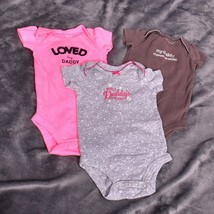 Carters Daddy Love Bodysuits Size 3 Months - $9.22