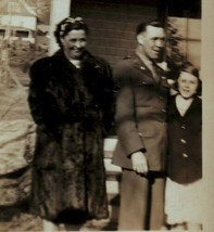 Real Photo Military Small Town Maine 1944 World War 2 Silver Print Rural 2 - $45.00