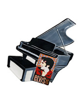 Elvis Presley - 9&quot; Black Piano Dish - £50.60 GBP
