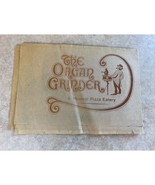 Vintage The Organ Grinder Musical Pizza Eatery Menu Napkin - $5.35 CAD
