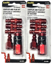 2 Pack Amflo Coupler &amp; Plug Kit Tru-match Industrial 40 Cfm - $25.99
