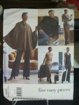 Vogue 2053 Cape, Dress, Top, Skirt, Vest &amp; Jumpsuit Pattern - Size 12/14/16 - $23.29