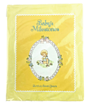 Baby Record Book Vintage 1977 Birth to 7 Years Mary McLain Inscribed Har... - $36.37 CAD