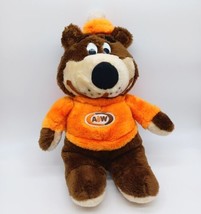 Vtg A&amp;W Root Beer Advertisement 15&quot; Bear Plush Stuffed Animal Canasia - $24.70