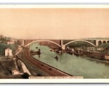 Washington Bridge and Speedway New York City NY NYC UNP WB Postcard Q23 - $2.92