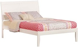 Atlantic Furniture Portland Platform Bed, Full, White - £357.30 GBP