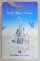 Walt Disney World Travel Company Luggage Tag - What Will You Celebrate? - $4.99
