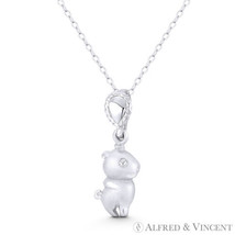 Baby Capybara Kapi’wara Rodent Pet Lover Jewelry Pendant in. 925 Sterling Silver - £14.64 GBP+