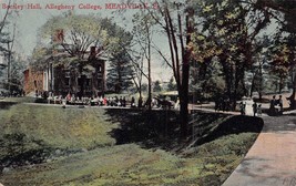 Meadville Pa~Allegheny COLLEGE-BENTLEY HALL~1909 O A Speakman Postcard - £4.63 GBP