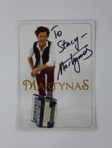 Martynas Levickis Signed 4x6 Autographed Card Accordionist TO STACY - £15.78 GBP