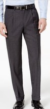 Ralph Lauren Men&#39;s Pants Dummy Pleated Cuffed Grey Pants Size 36 X 32 NWT - £39.47 GBP