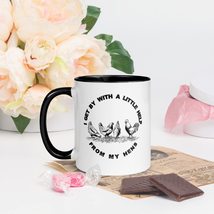 Funny Coffee Mug-I Get By With a Little Help From My Hens Chicken Lovers... - $18.76