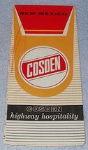 Vintage Cosden Motor Oil Petroleum Co. New Mexico Road Map 1963 - £5.48 GBP