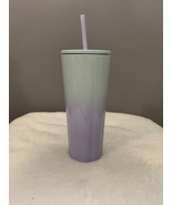 Starbucks Steel Tumbler 24 oz. Ombre Blue and Lilac 2021 Limited Edition - £34.96 GBP