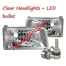 Country Coach Affinity 1994 1995 Clear Pair Head Lights Lamps Rv Headlight + Led - £102.50 GBP