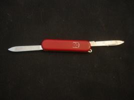 Victorinox Switzerland Stainless Red Pocket Knife Single Blade With File - $19.95