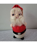 Vintage Bobble Head Santa Claus Figurine Christmas Decoration Holiday Me... - £20.75 GBP