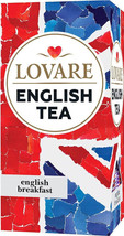 Lovare &quot;English Breakfast&quot; Blend Of Kenyan Ceylon Indian Black Tea 24 Tb Ukraine - £3.69 GBP