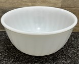 Anchor Hocking FIRE-KING #16 White Swirl 7&quot; Mixing Nesting Bowl ~ Vintage! - $14.50