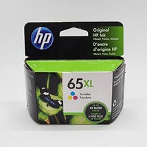 HP 65XL Tricolor Ink Cartridge New Sealed 07/2022 - £19.63 GBP