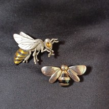 Vintage Bumble Bee and Wasp Brooch / Pins - $8.91