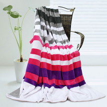 Onitiva - [Stripes - Chic Style] Patchwork Throw Blanket - £39.90 GBP