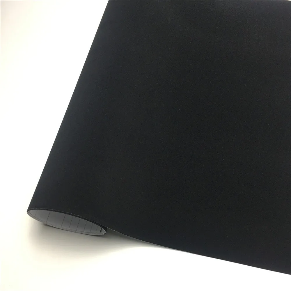 De vinyl film velvet fabric car sticker change color tool adhesive diy decoration decal thumb200