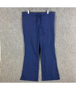 Cherokee Scrubs Bottoms Men&#39;s Large Polyester Blend Navy Blue Workwear L - $19.62 CAD