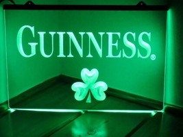 Guinness Beer Irish Illuminated Led Neon Sign Home Decor, Bar, Lights Décor Art - £20.72 GBP+